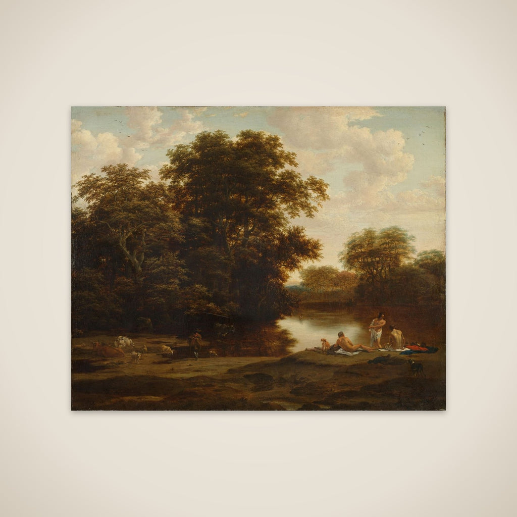 Landscape with Bathers unframed print
