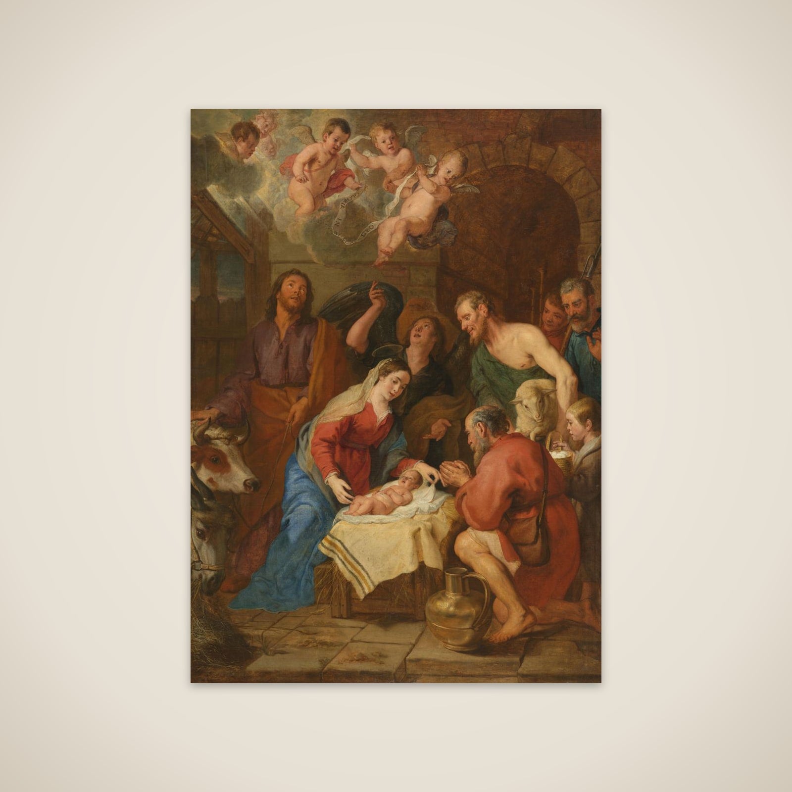 The Adoration of the Shepherds unframed print