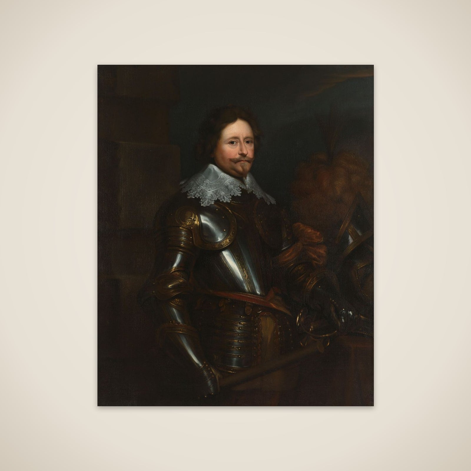 Portrait of the Stadholder Frederik Hendrik (1584-1647), Prince of Orange unframed print