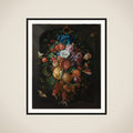 Festoon of Fruits and Flowers framed