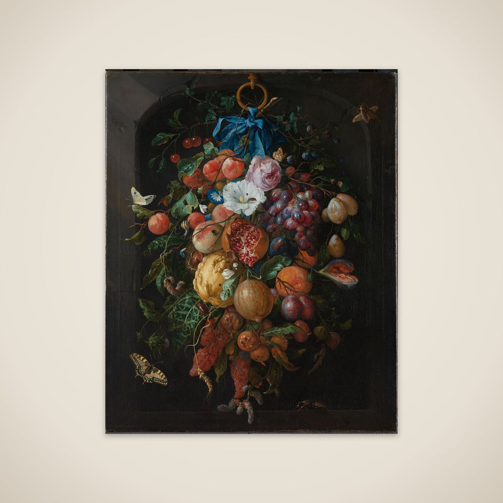 Festoon of Fruits and Flowers unframed print