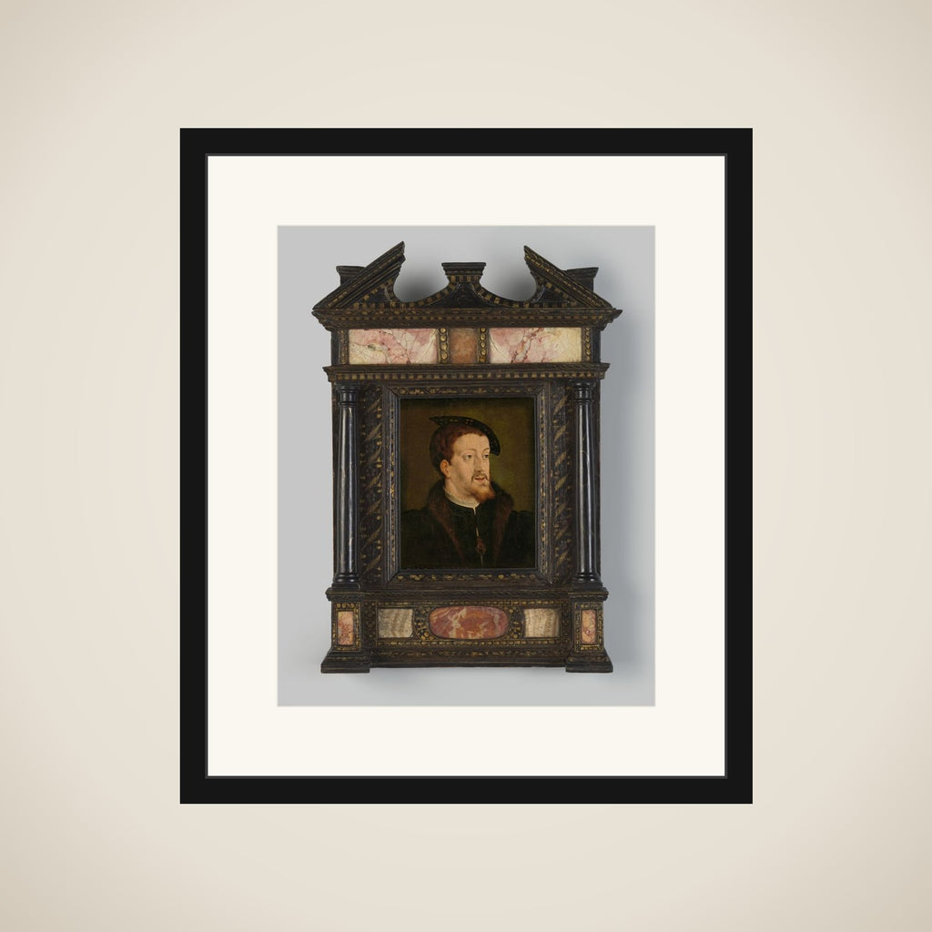 Portrait of Charles V, Holy Roman Emperor framed