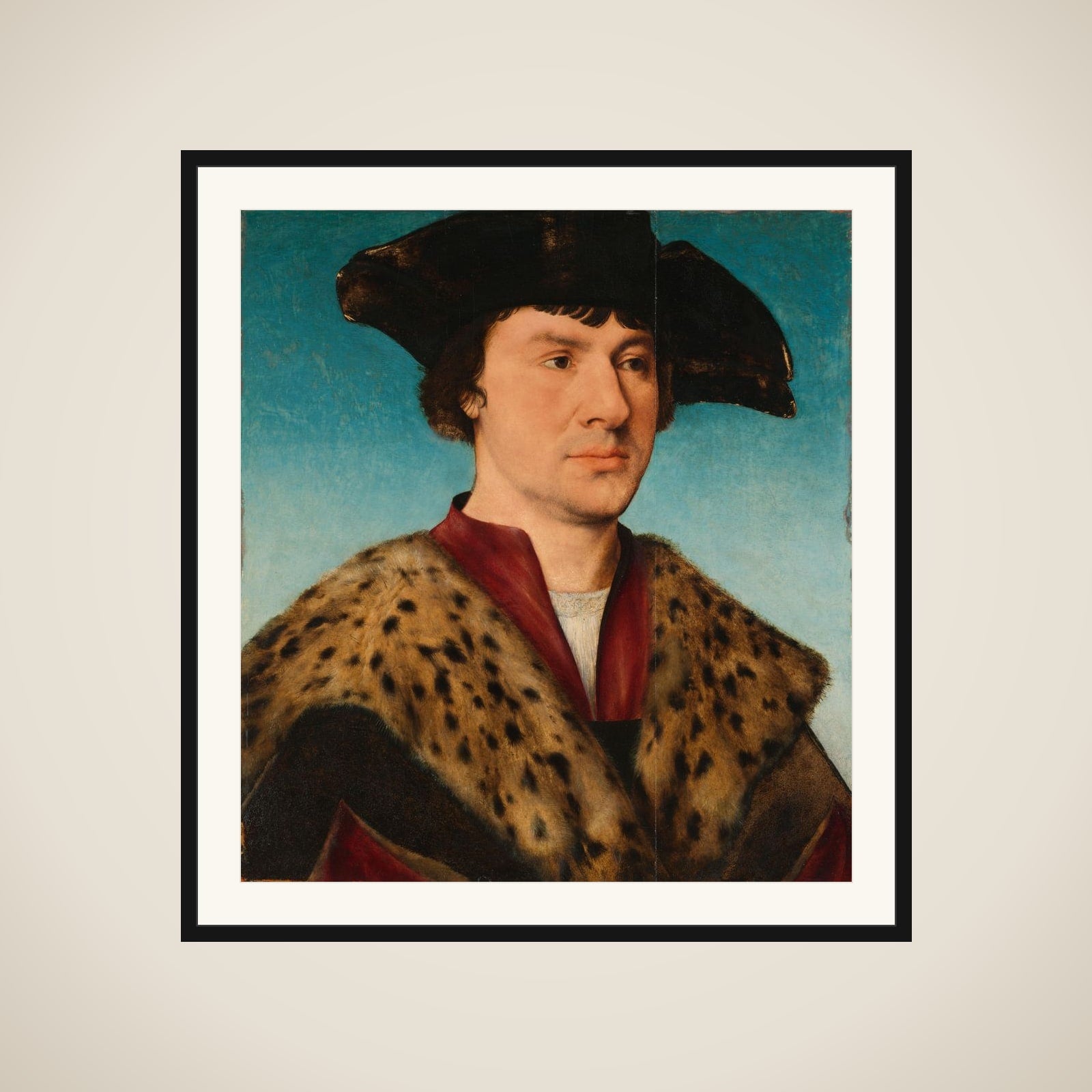 Portrait of a Man framed