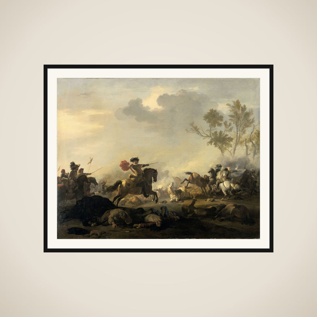 Cavalry Attack framed
