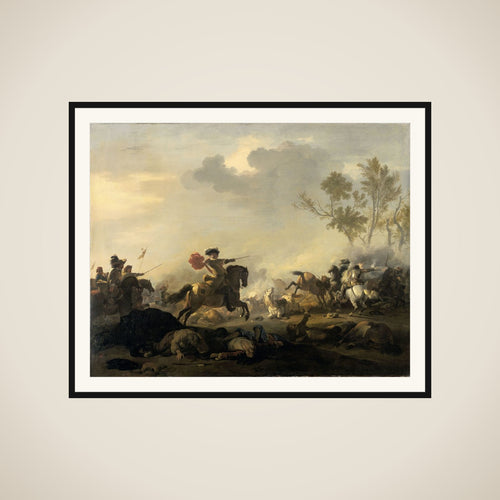 Cavalry Attack framed