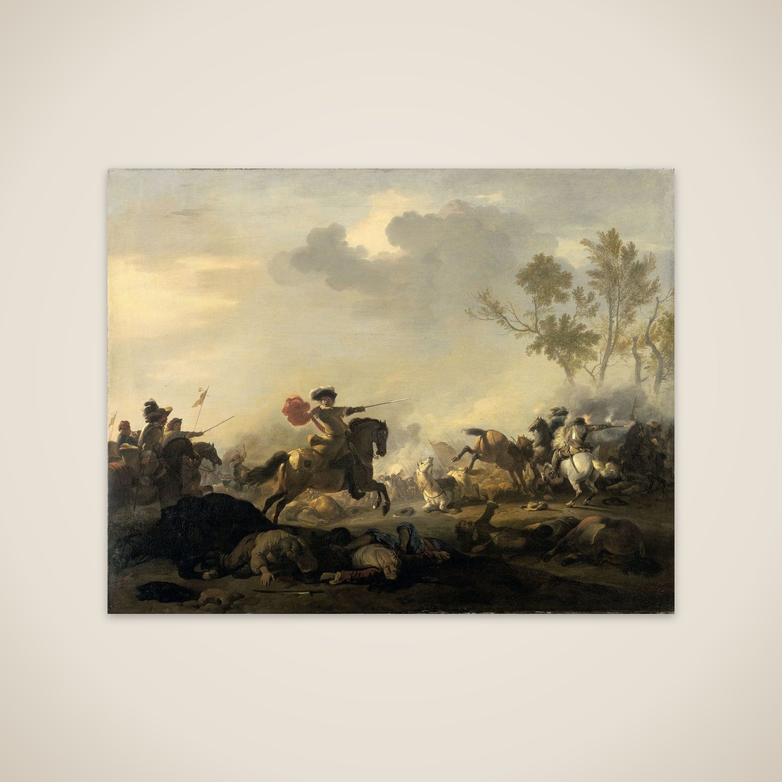 Cavalry Attack unframed print