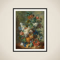 Still Life with Flowers framed