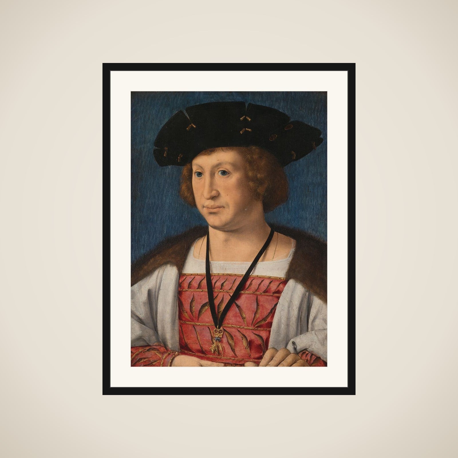 Floris van Egmond (1469-1539), Count of Buren en Leerdam framed