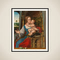 Virgin and Child framed