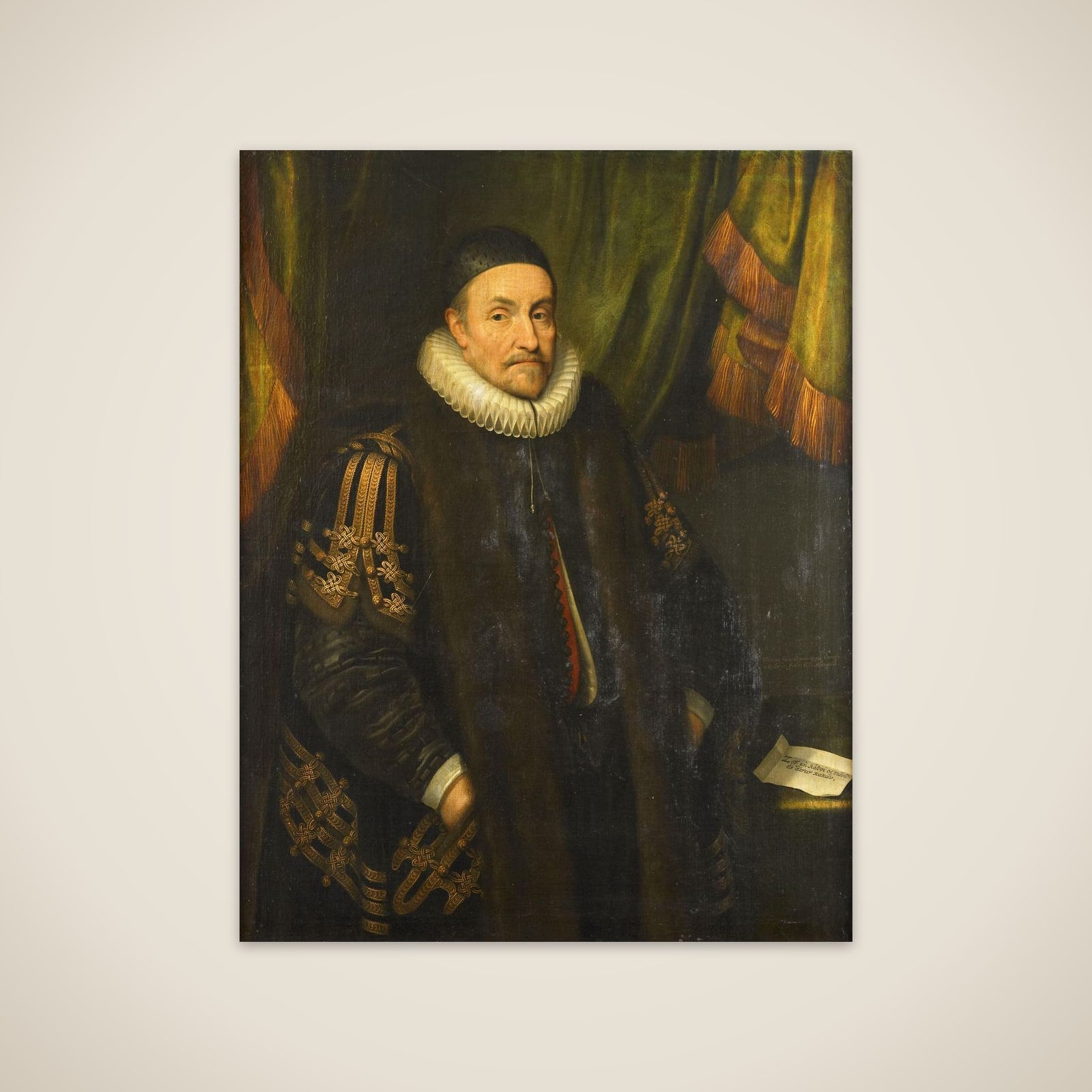 Portrait of Willem I (1533-84), Prince of Orange, called William the Silent unframed print