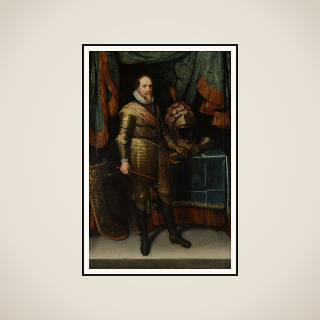 Portrait of Maurits (1567-1625), Prince of Orange framed
