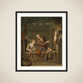 The Poultry Seller framed