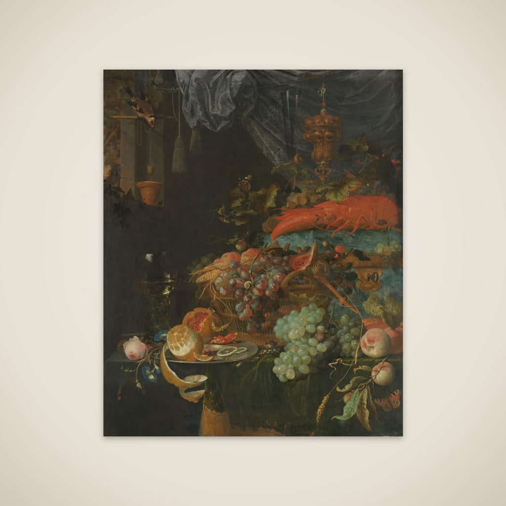 Still Life with Fruit and a Goldfinch unframed print