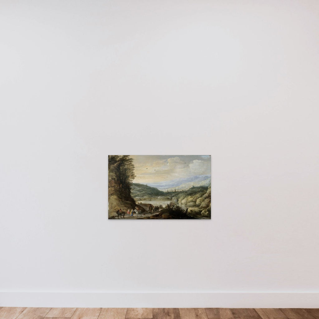 Landscape unframed — shown to scale