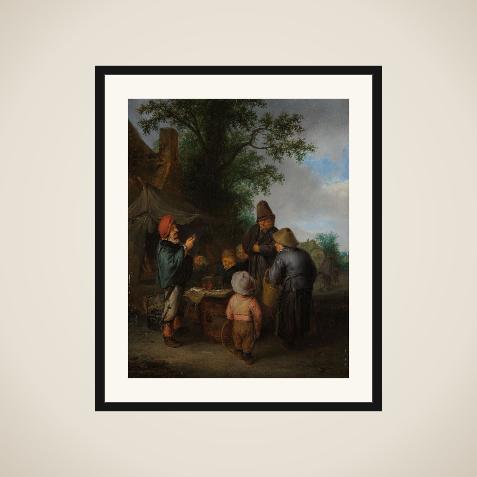 The Quacksalver framed
