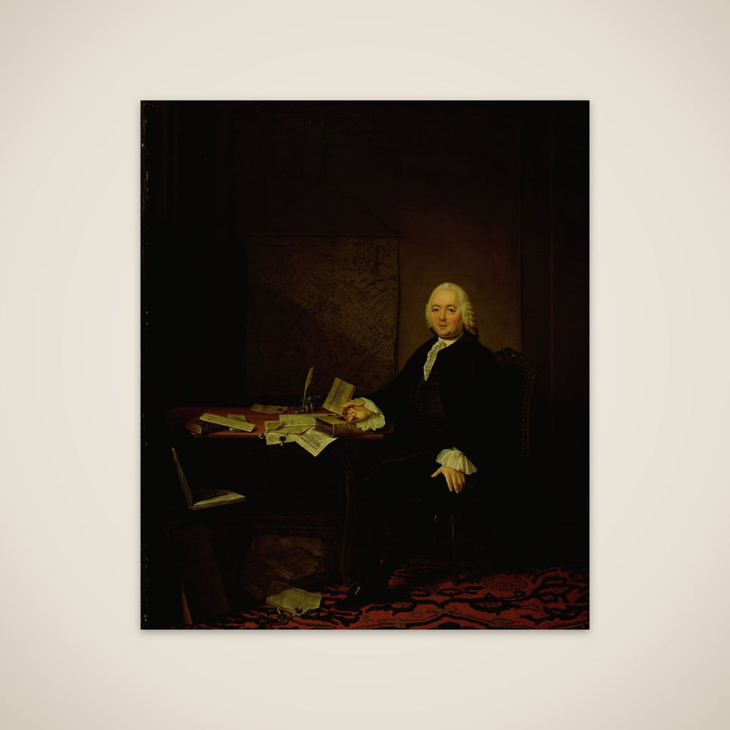 Portrait of Jan Wagenaar, City Historian of Amsterdam unframed print