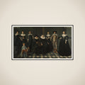 Portrait of the Family of Dirck Jacobsz Bas (1569-1637), Burgomaster of Amsterdam, and Margriet Snoeck (1588-1645) framed