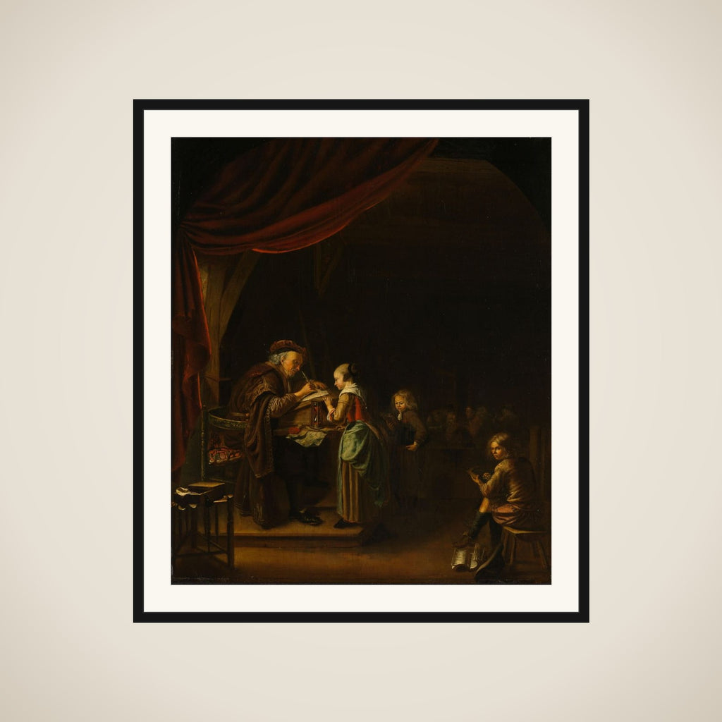 The Schoolmaster framed