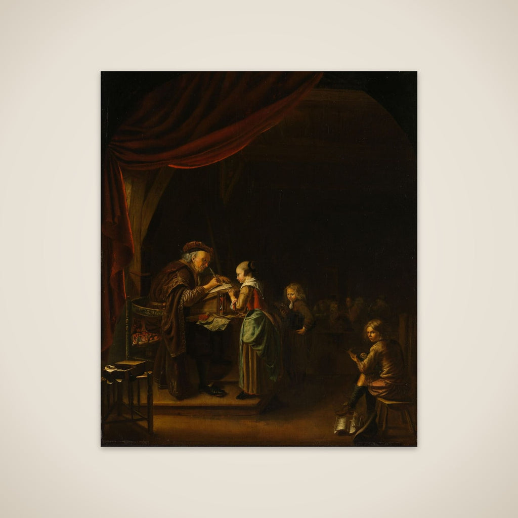 The Schoolmaster unframed print