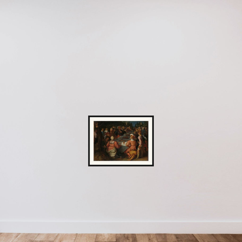 one of a series of twelve on the Insurrection of the Batavians against the Romans " framed — shown to scale