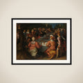 one of a series of twelve on the Insurrection of the Batavians against the Romans " framed