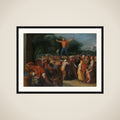 one of a series of twelve on the Insurrection of the Batavians against the Romans " framed