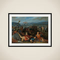 one of a series of twelve on the Insurrection of the Batavians against the Romans " framed