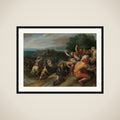 one of a series of twelve on the Insurrection of the Batavians against the Romans " framed
