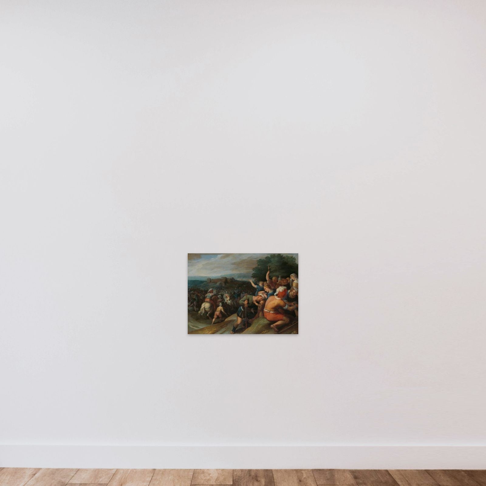 one of a series of twelve on the Insurrection of the Batavians against the Romans " unframed — shown to scale