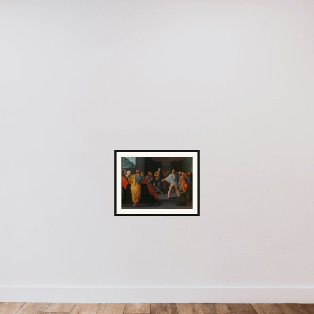 one of a series of twelve on the Insurrection of the Batavians against the Romans " framed — shown to scale
