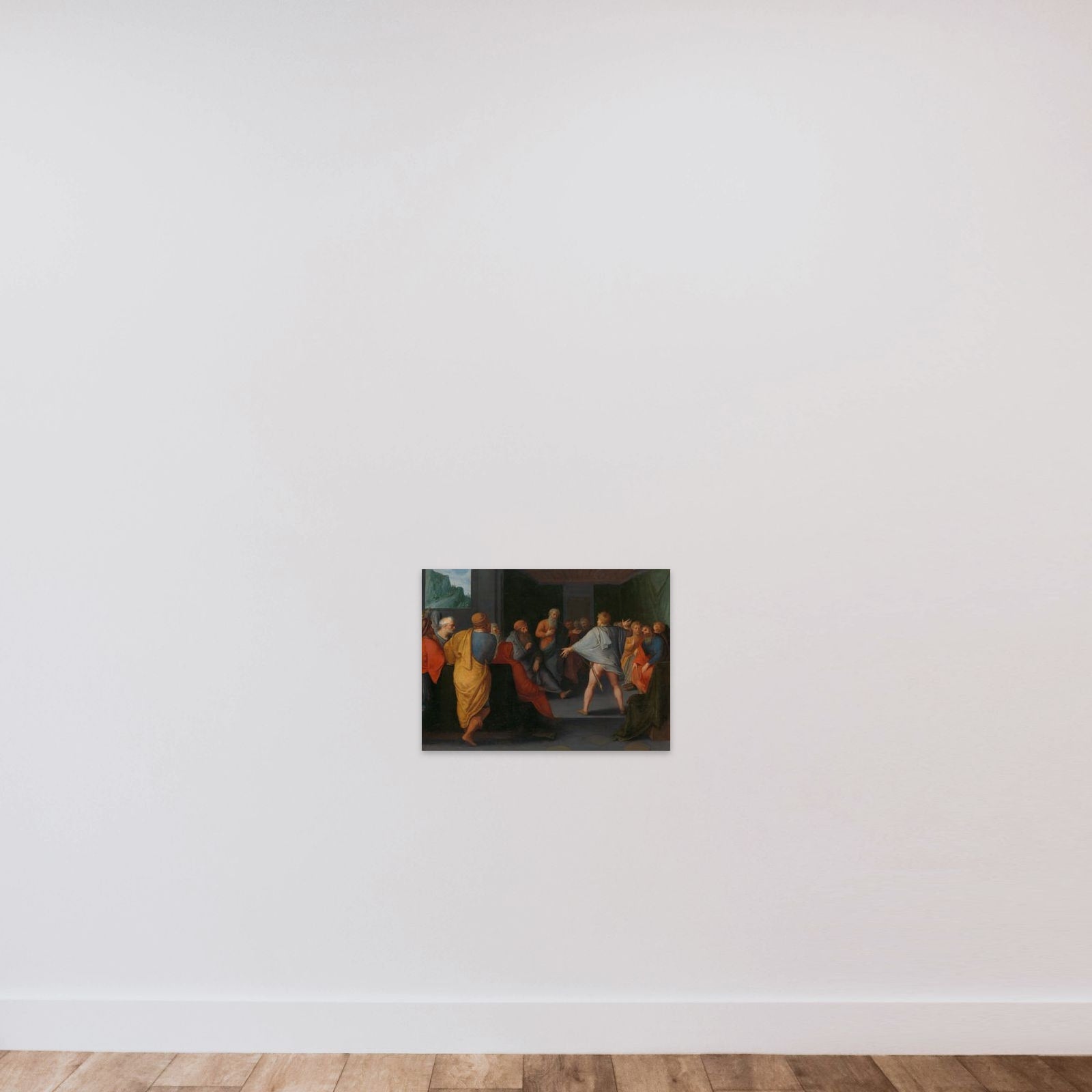 one of a series of twelve on the Insurrection of the Batavians against the Romans " unframed — shown to scale