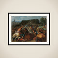 one of a series of twelve on the Insurrection of the Batavians against the Romans " framed