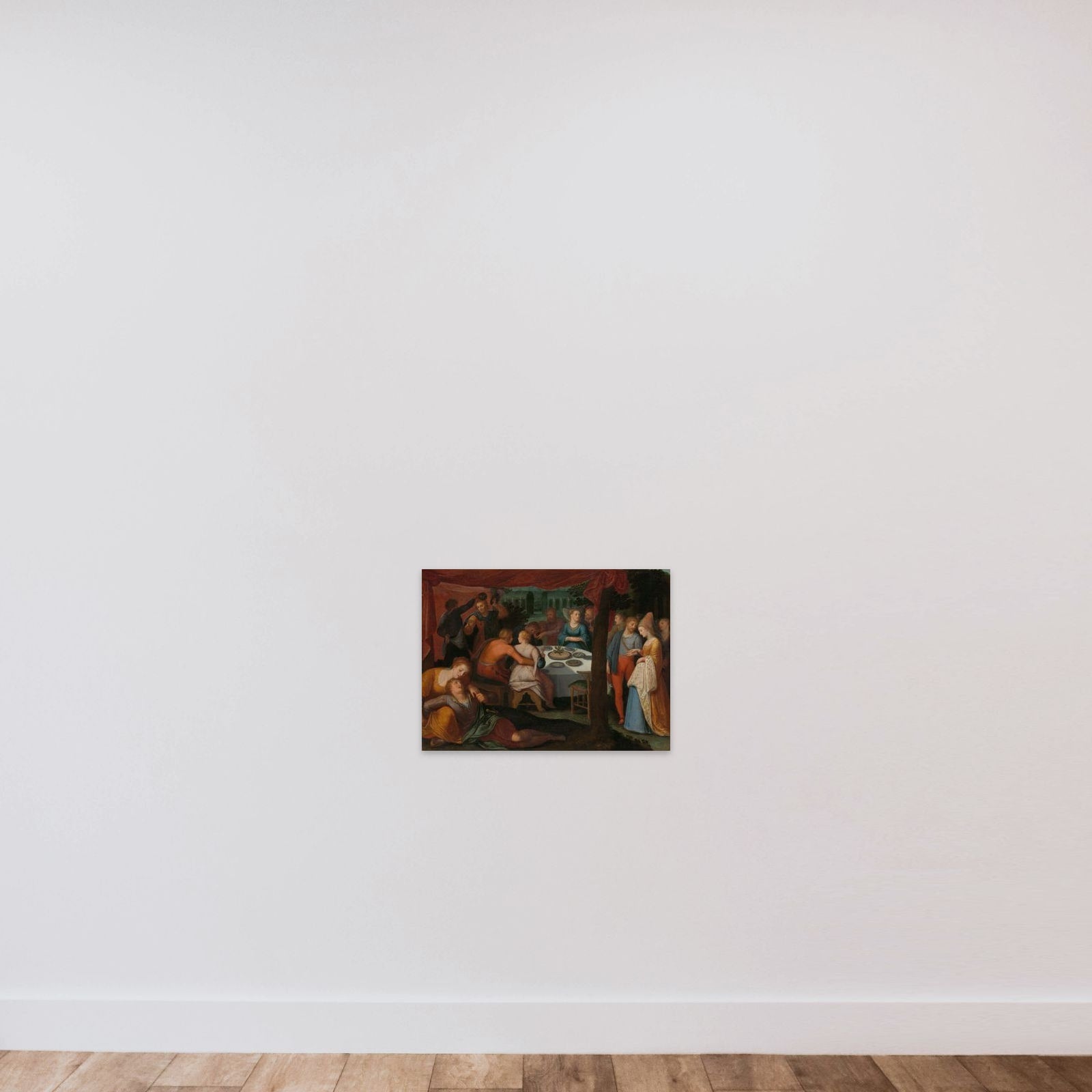 one of a series of twelve on the Insurrection of the Batavians against the Romans " unframed — shown to scale