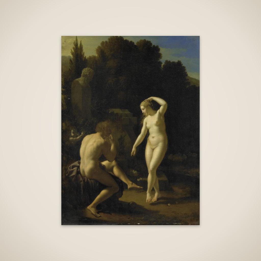 A Nymph Dancing to a Shepherd's Flute unframed print