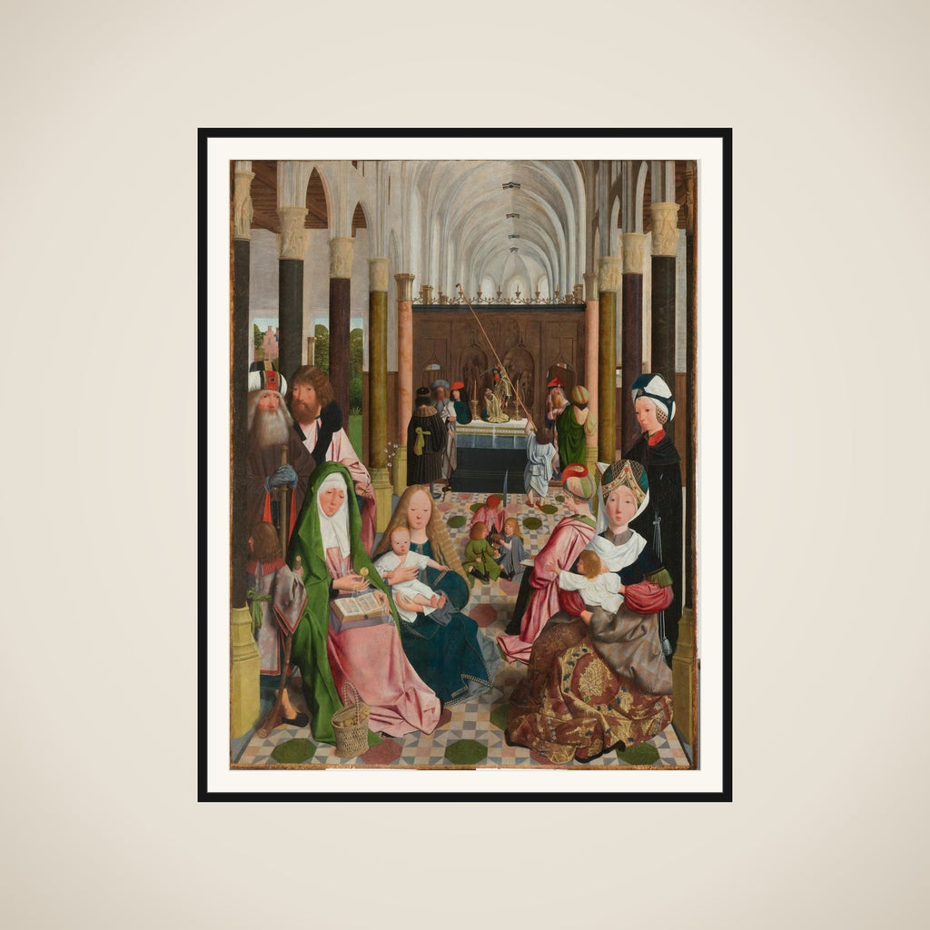 The Holy Kinship framed