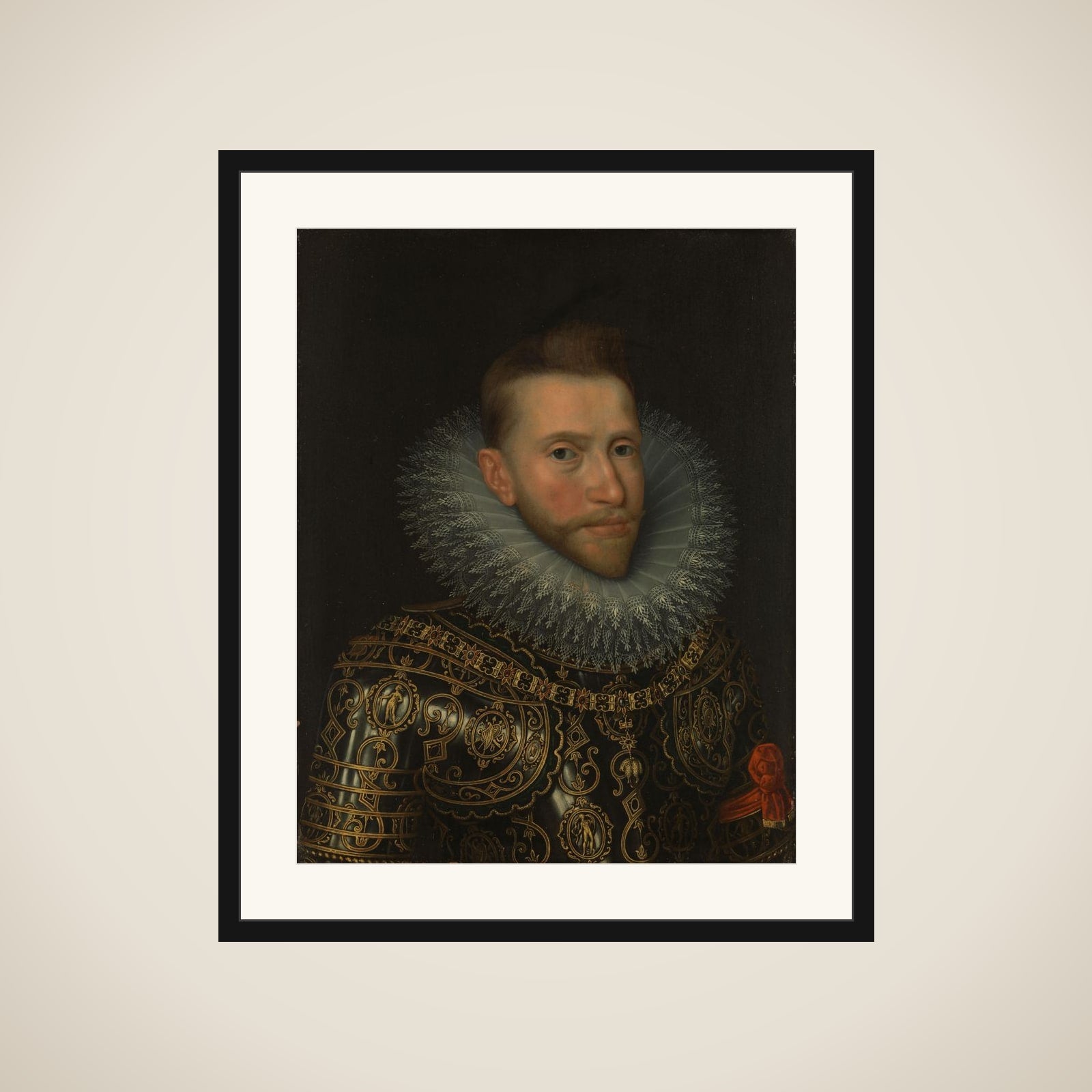 Portrait of Archduke Albert of Austria (1559-1621) framed