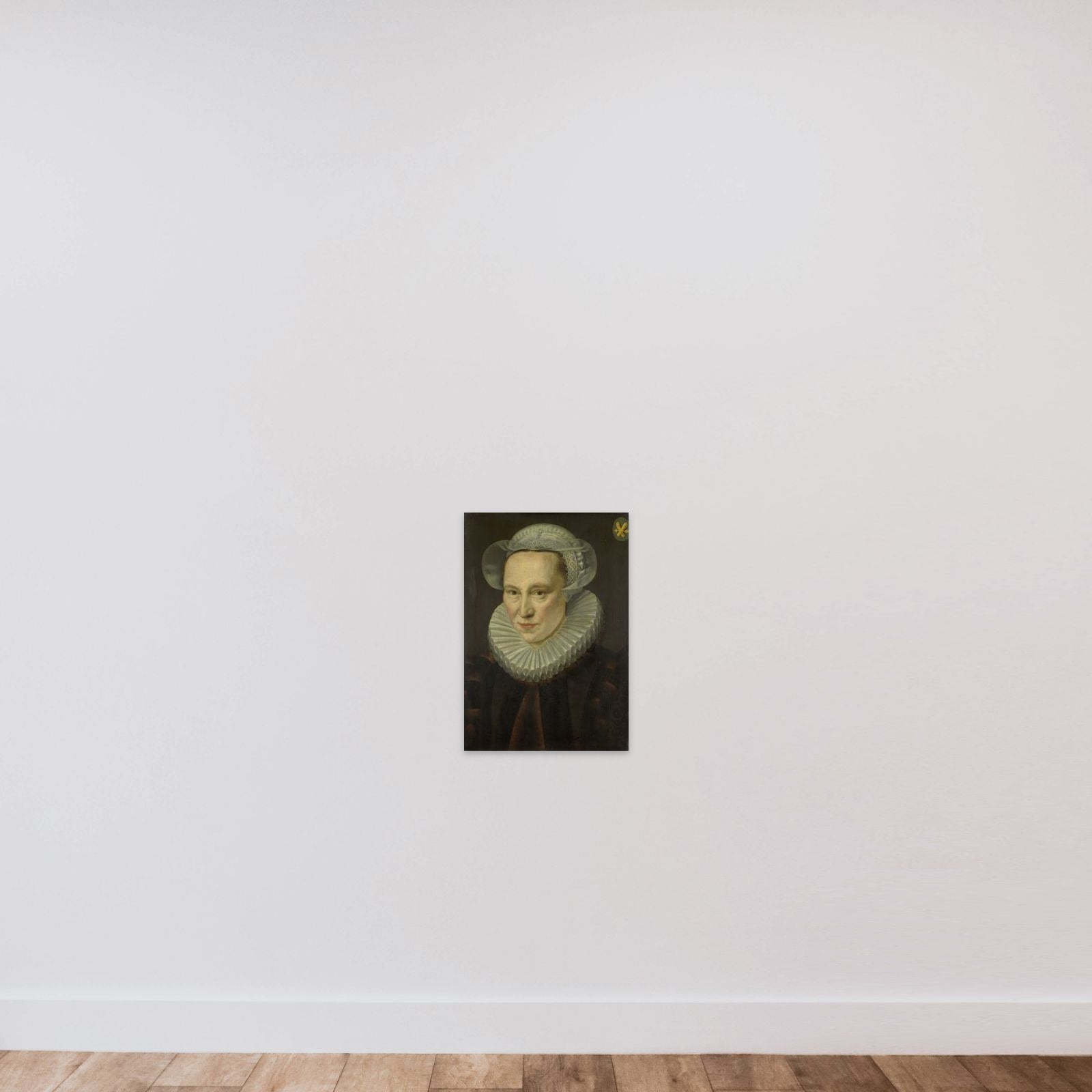 Portrait of Grietje Pietersdr Codde (1538-1607) unframed — shown to scale