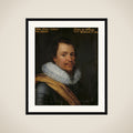 Portrait of Ernst Casimir (1573-1632), Count of Nassau-Dietz framed