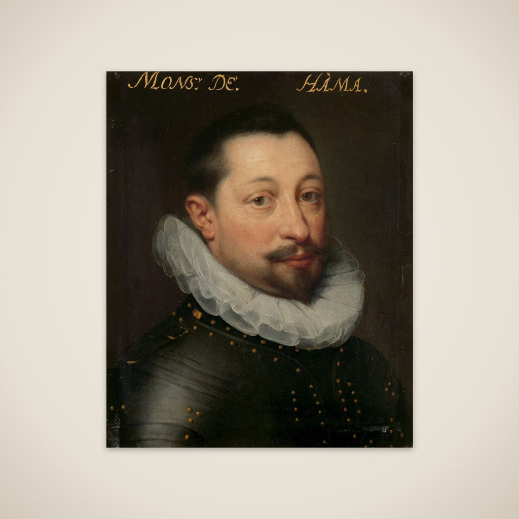 Portrait of Charles de Levin (?-1592), Lord of Famars, Forimont and Lousart unframed print