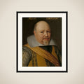 Portrait of Nicolaas Schmelzing (1561-1629) framed