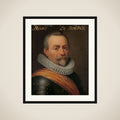 Portrait of Olivier van den Tempel (1540-1603), Lord of Corbeecke framed