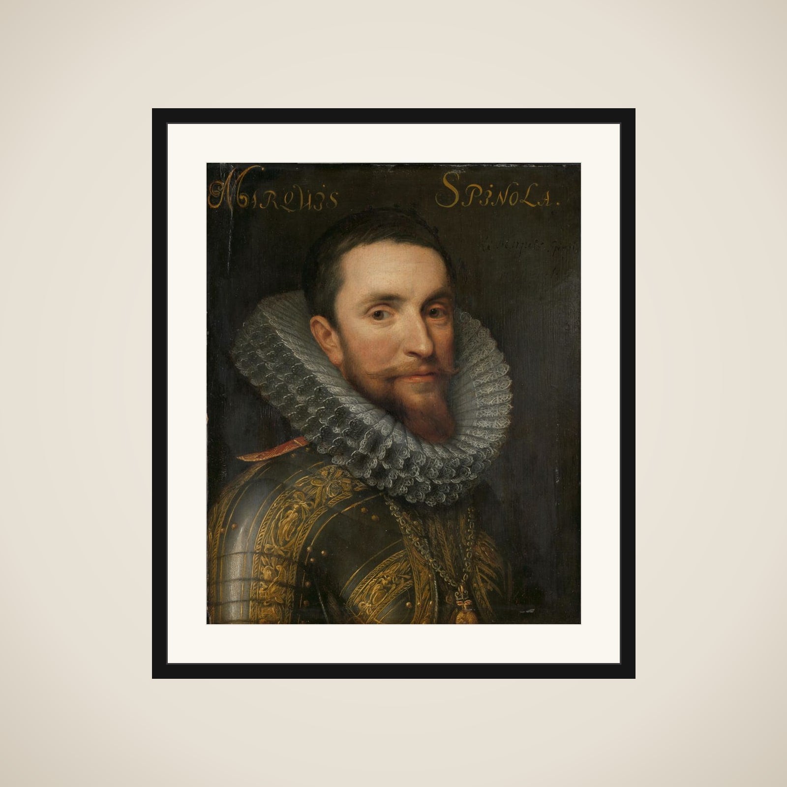 Portrait of Ambrogio Spinola (1569-1630) framed
