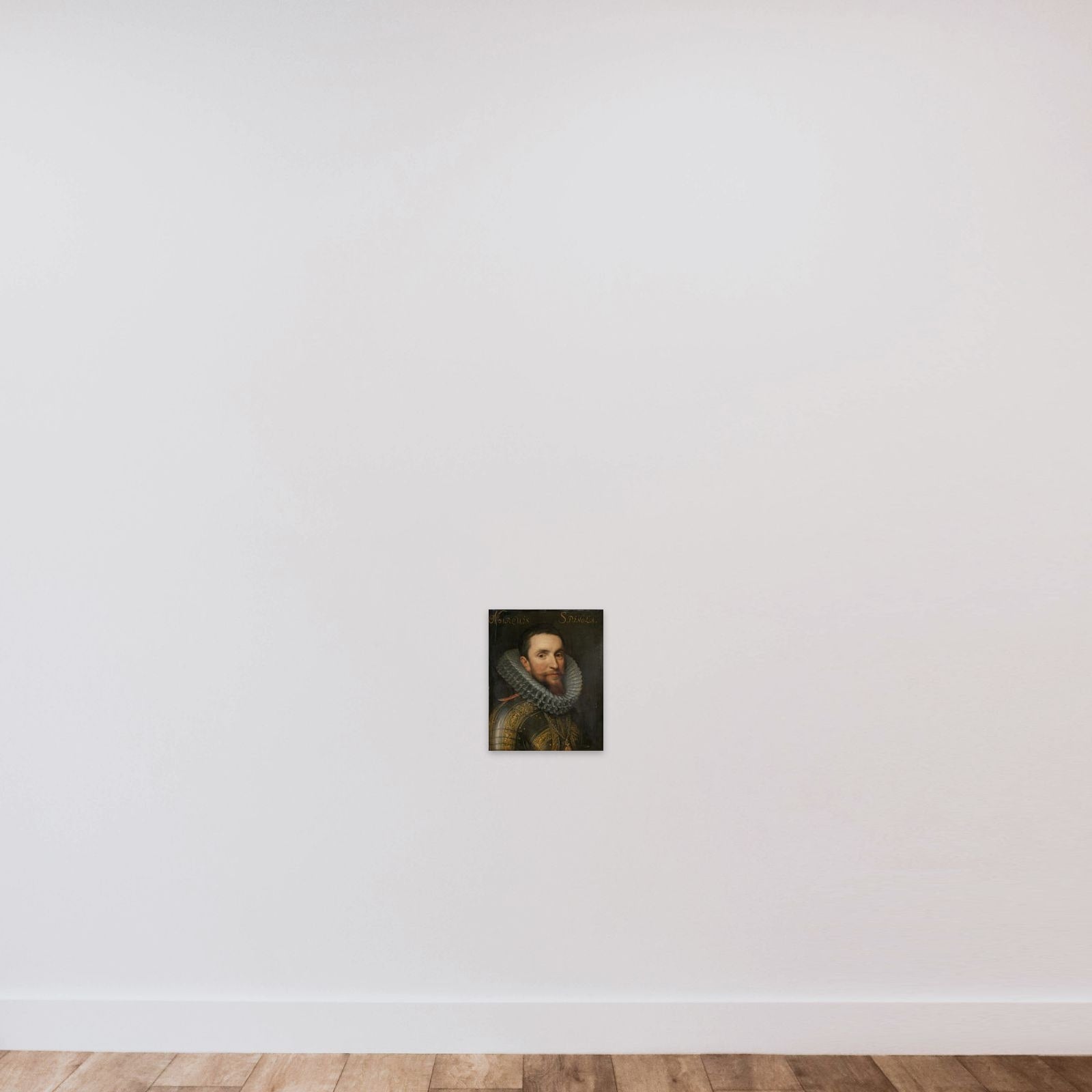 Portrait of Ambrogio Spinola (1569-1630) unframed — shown to scale