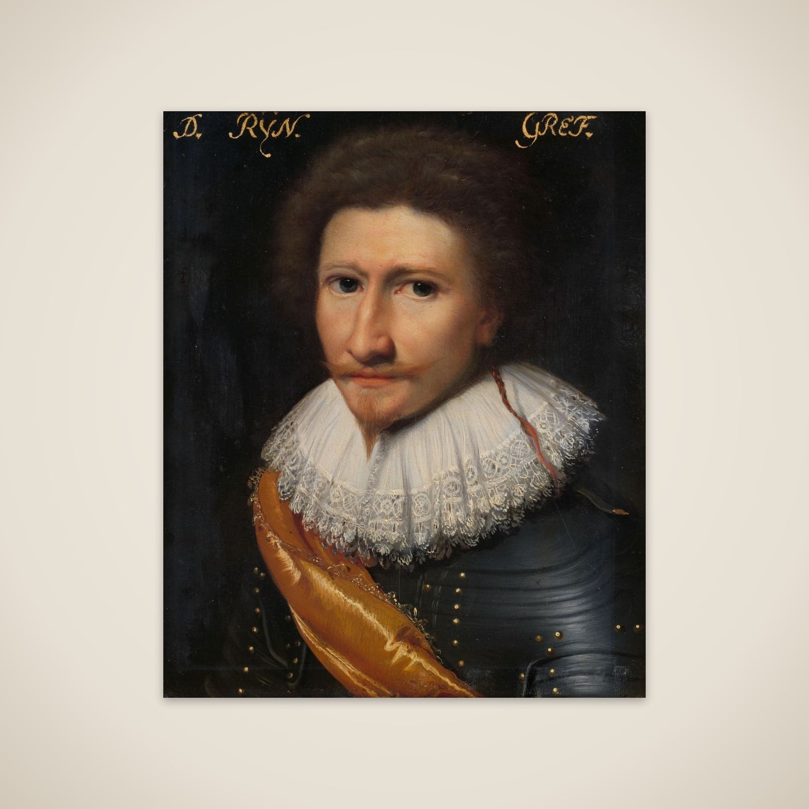 Portrait of Johann Conrad von Salm (1590-1625), Waldgrave and Rhinegrave of Dhaun unframed print