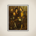 Group Portrait of the Four Brothers of William I, Prince of Orange: Jan (1535-1606), Hendrik (1550-74), Adolf (1540-68) and Lodewijk (1538-74), Counts of Nassau framed