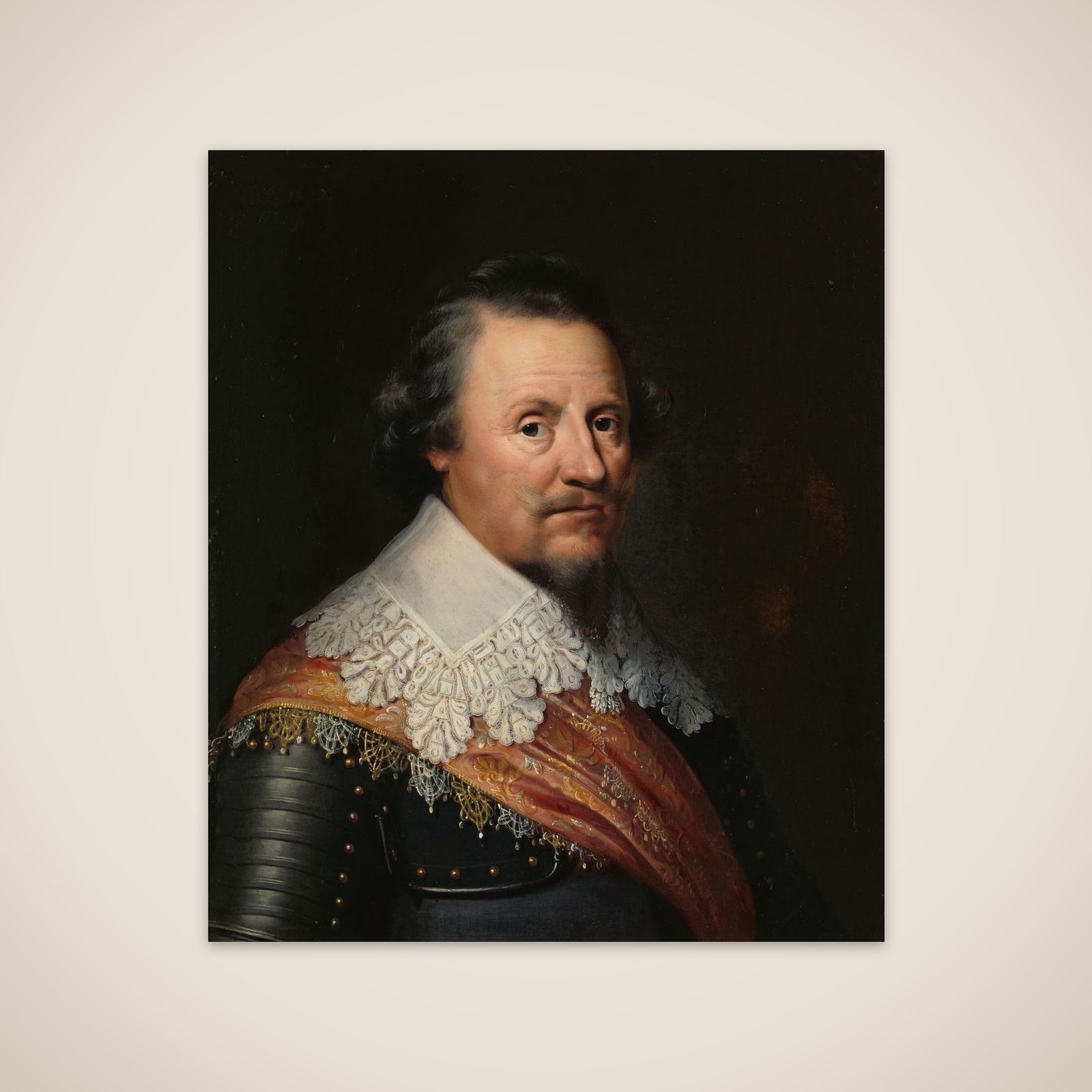 Portrait of Ernst Casimir I (1573-1632), Count of Nassau-Dietz unframed print