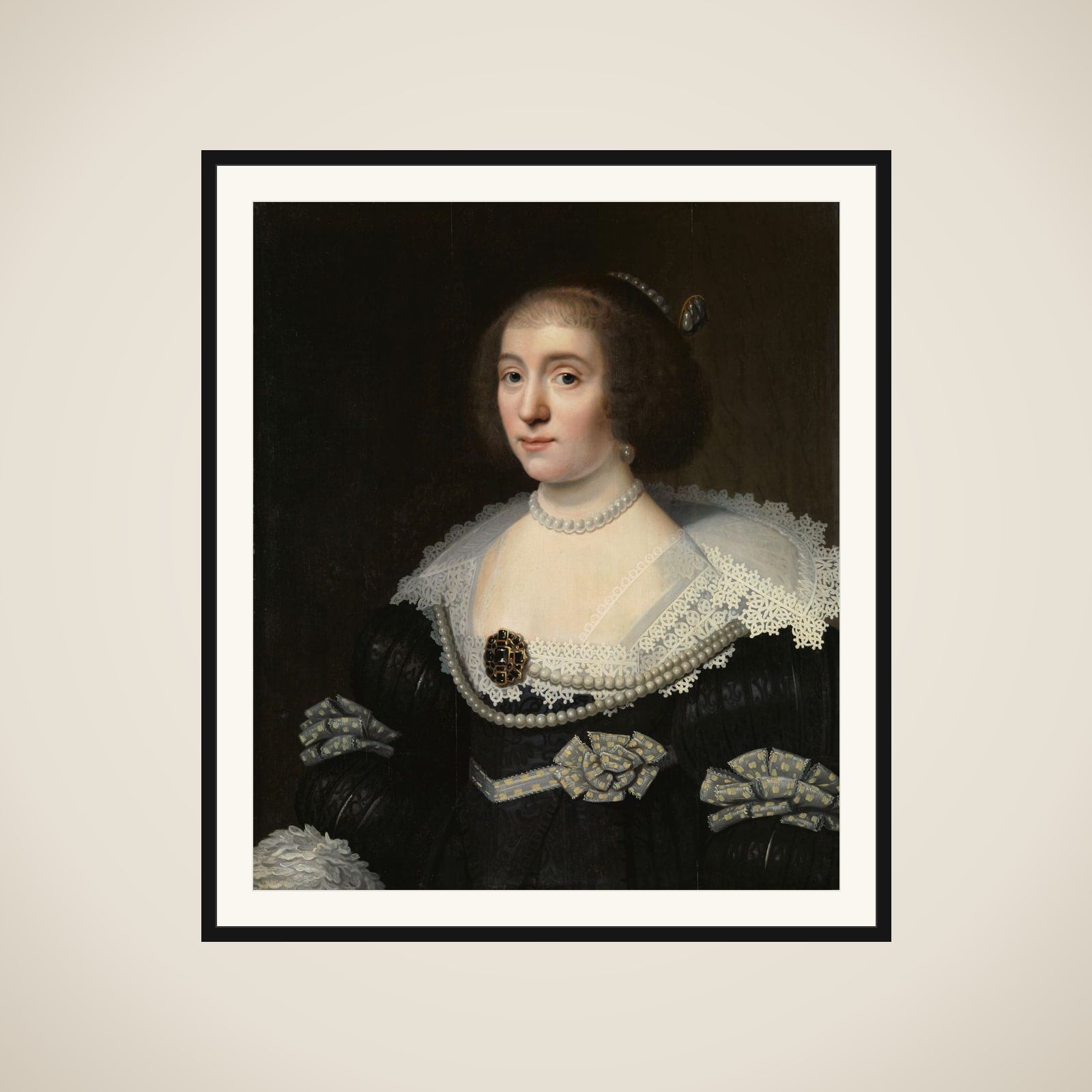 Sophia Hedwig von Braunschweig-Wolfenbüttel (1592-1642). Wife of Ernst Casimir framed