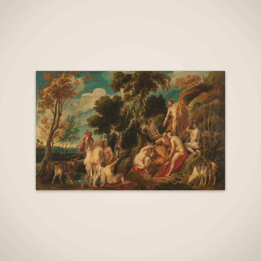 Pan Punished by Nymphs unframed print