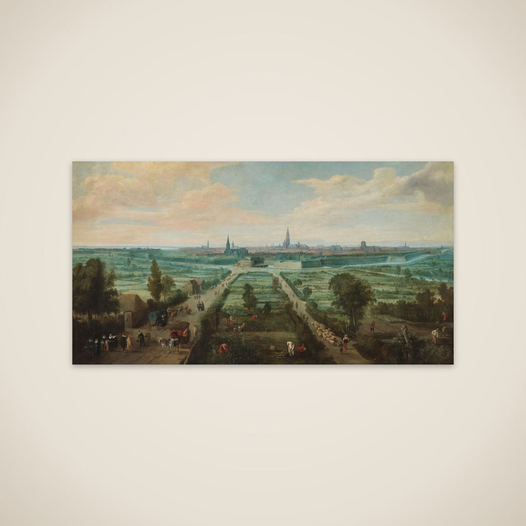 Panoramic View of Antwerp from the East unframed print