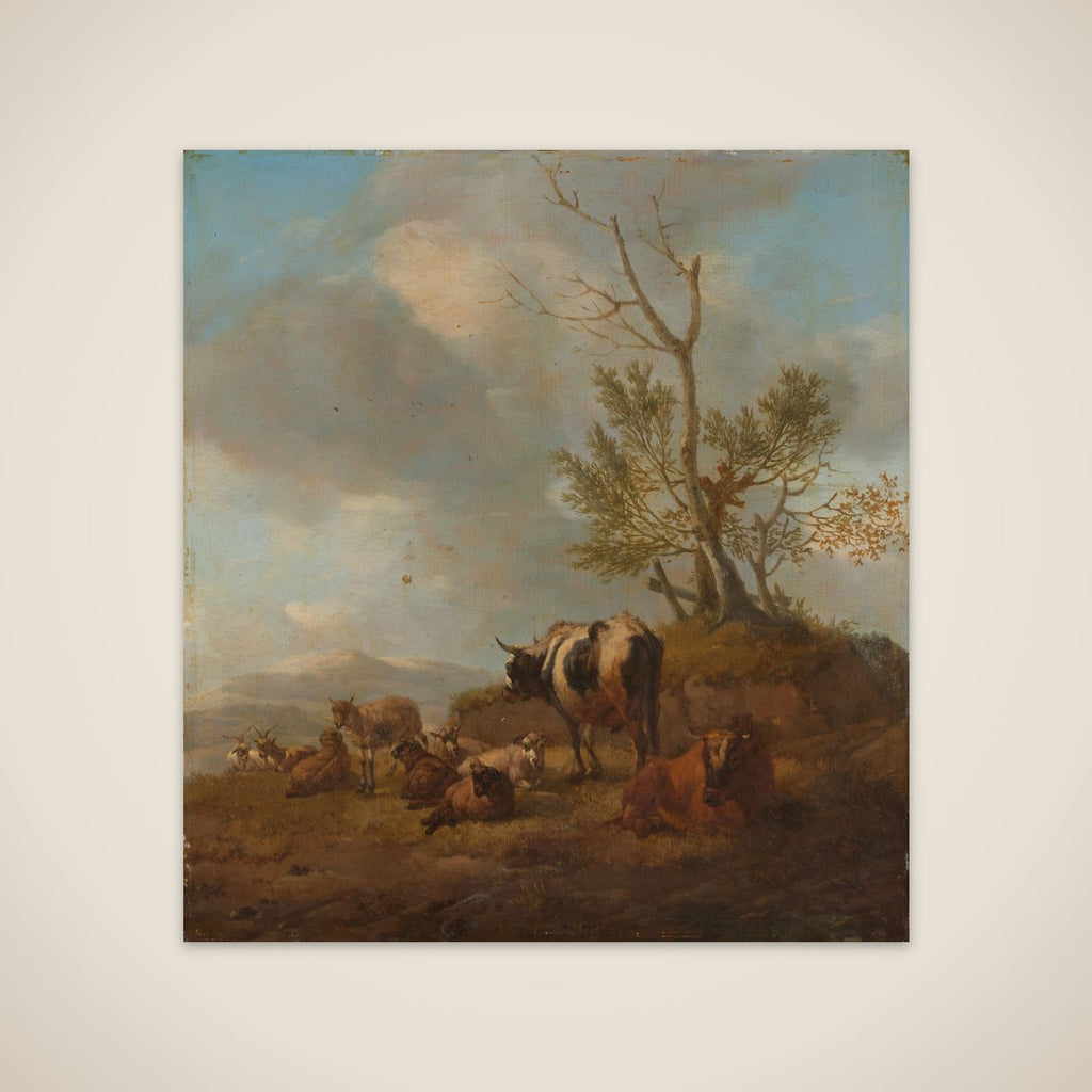 Landscape with Animals unframed print